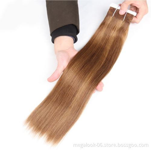 High Quality Cheap Human Hair Extensions Mixed Color 4/27 Piano Color Hair Weave